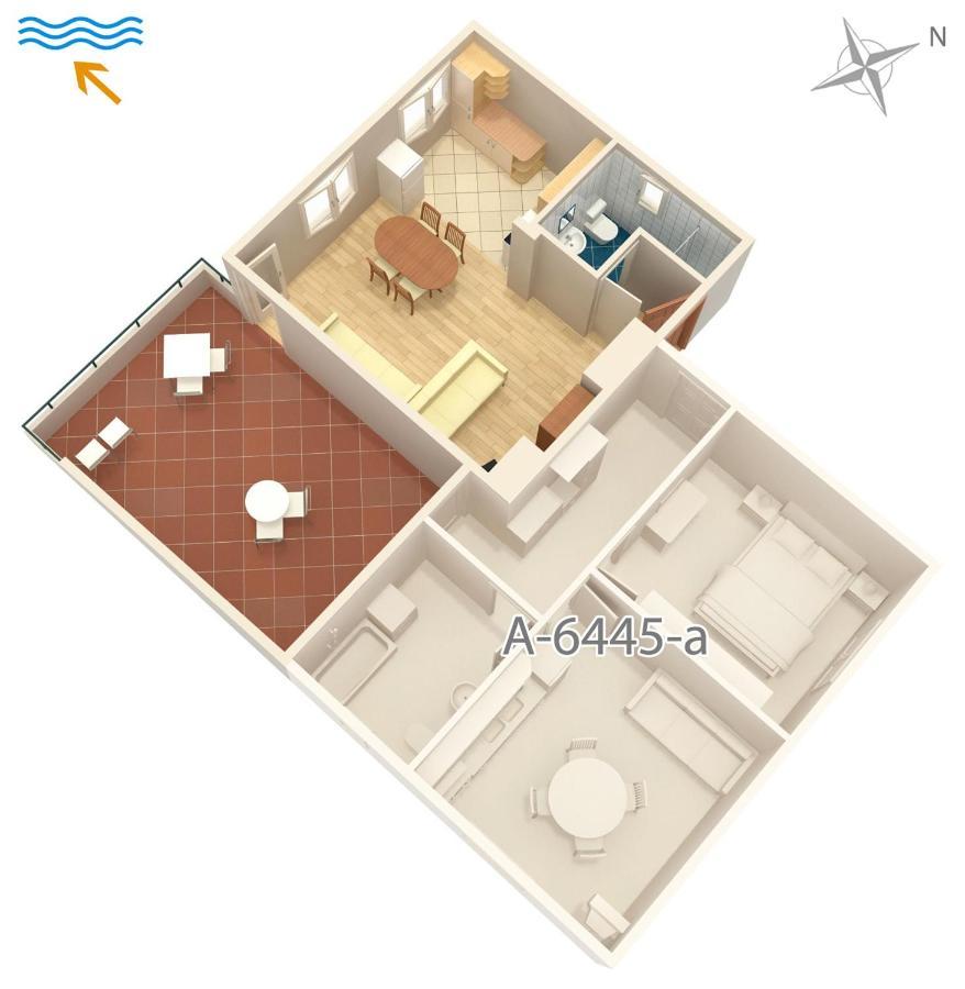 Apartments By The Sea Turanj, Biograd - 6445 מראה חיצוני תמונה